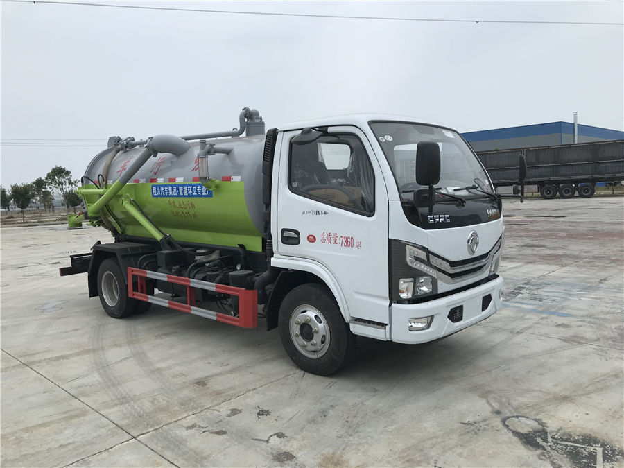 國六東風多利卡5方吸汙車