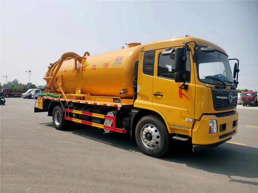 國六東風天錦清洗吸汙車