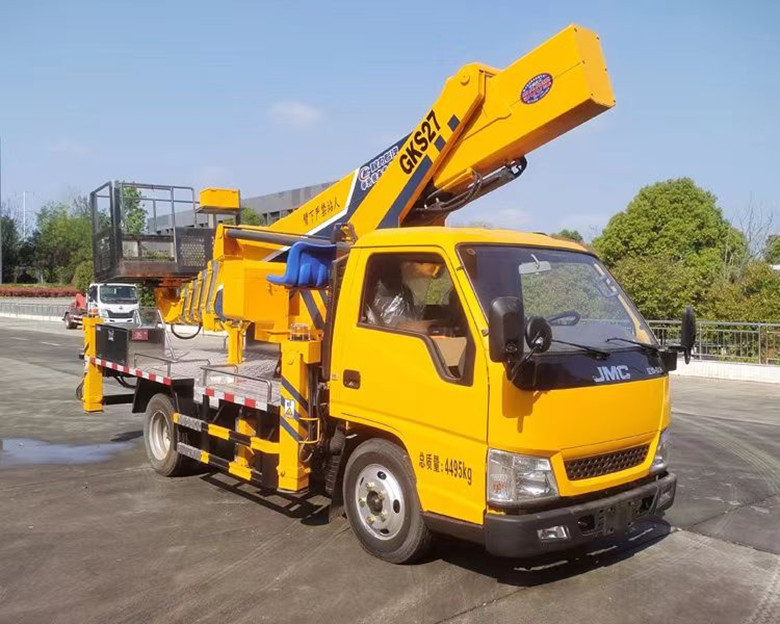藍牌江鈴27米直臂式高空作業車