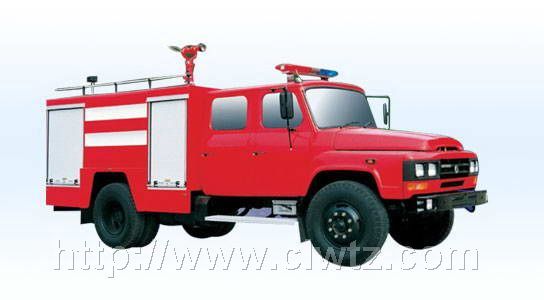 東風尖頭幹粉消防車